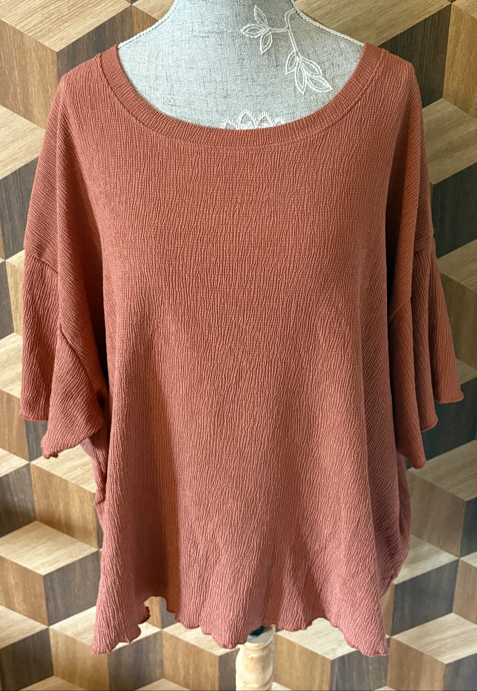 T-shirt rouille 
